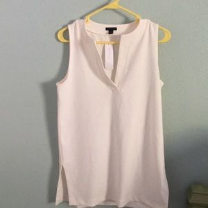 Ann Taylor off-white blouse